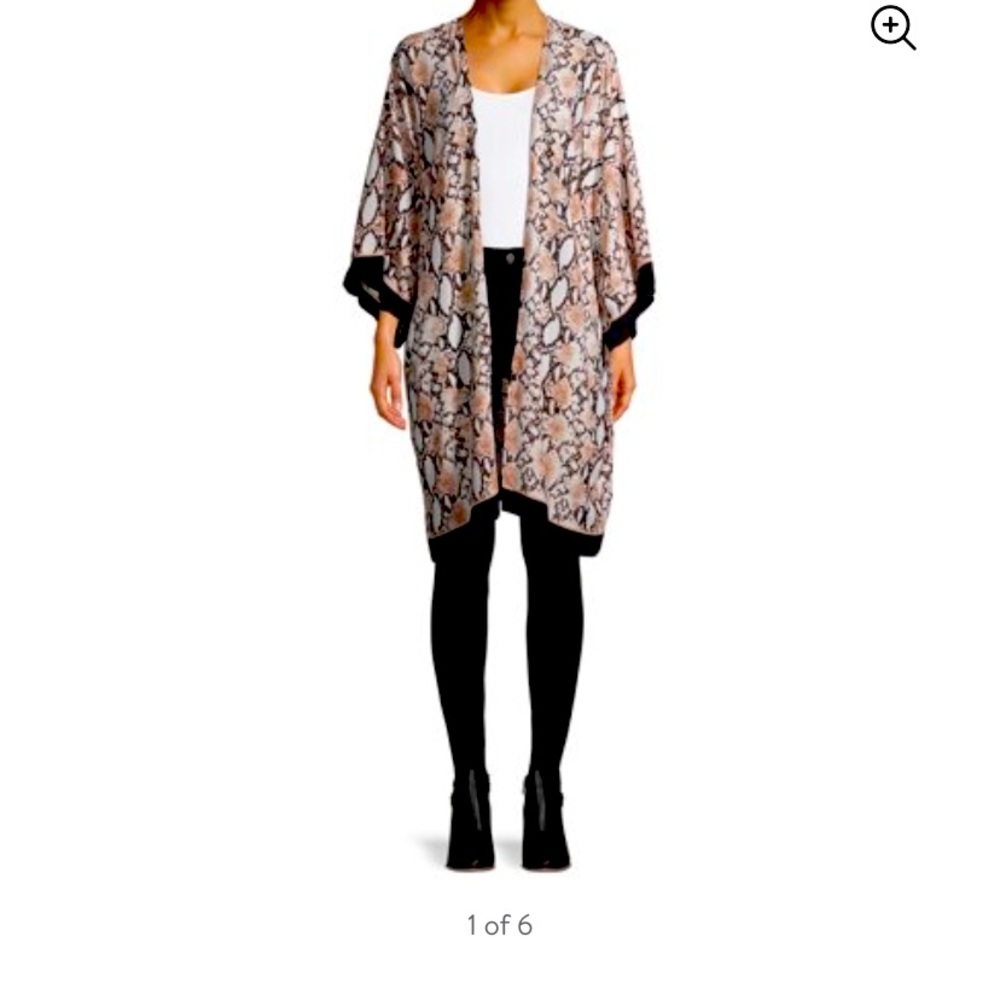 Brand new size small woman’s snake skin kimono